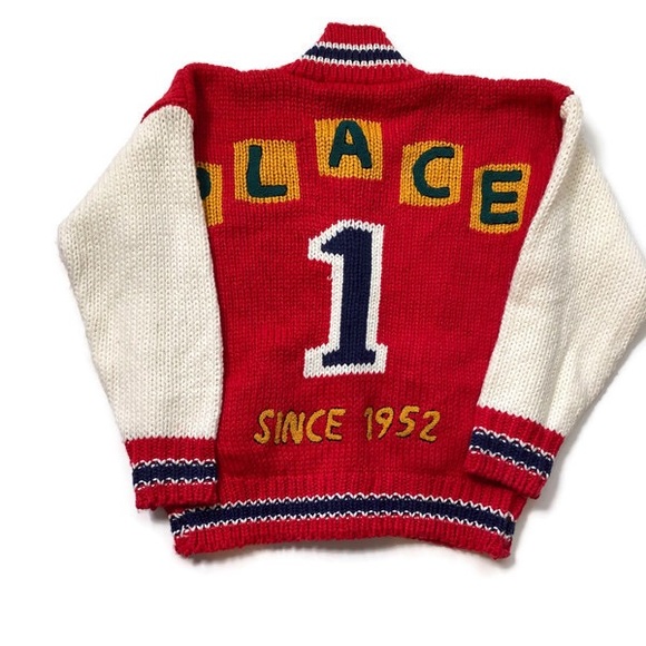 80’s Vintage Varsity Style Cardigan - Picture 2 of 6